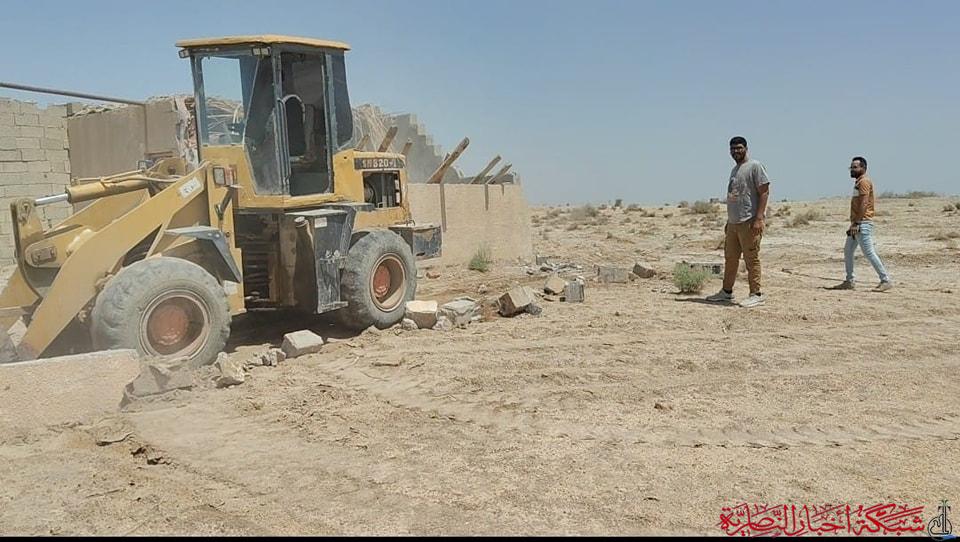 صورة من مقال: إزالة تجاوزات عن موقع “تل نصير” الأثري في الشطرة… ومفتشية الآثار تُحذر المخالفين